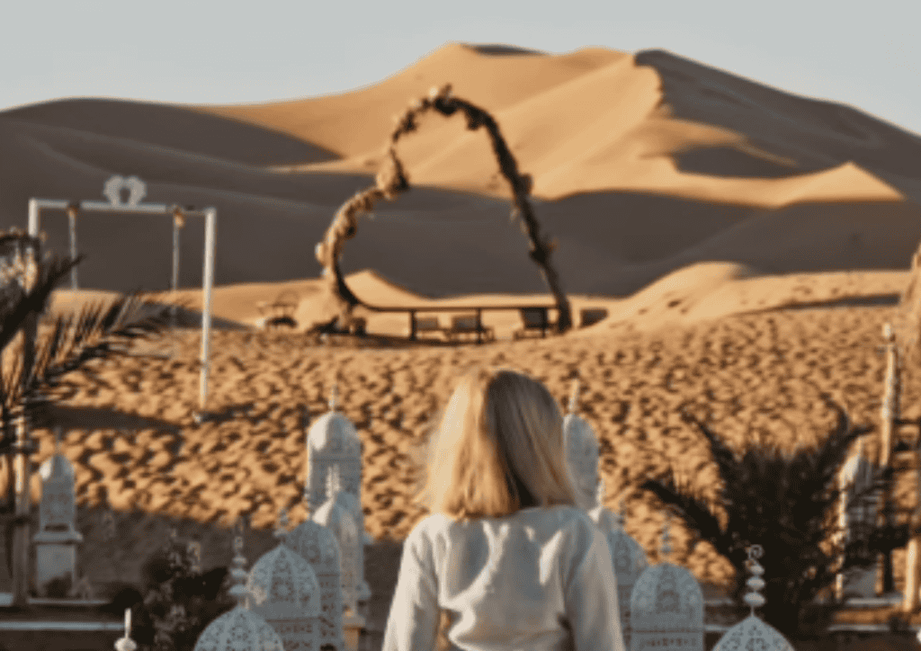 erg chebbi desert camel trek